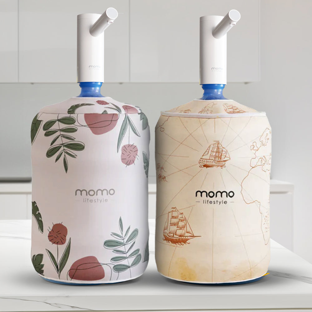 Carboy Cover 6 Gallon Water Dispenser Barrel Cover For 5 Gallon Water Bottle, High Stretchy Fabric Water Bucket Dust Protector Covers, Reusable Elastic Protective Cover For Hot & Cold Water Dispensers Bottles