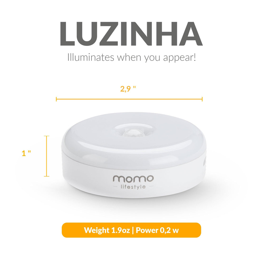 Motion Sensor Night Light | Luzinha - Momo Lifestyle -<span style="background-color:rgb(246,247,248);color:rgb(28,30,33);"> Momo Lifestyle </span>
