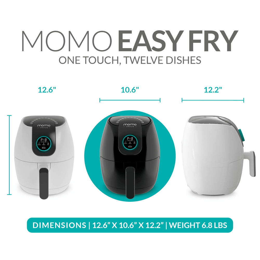 Small Ceramic Air Fryer | Easy Fry - Momo Lifestyle