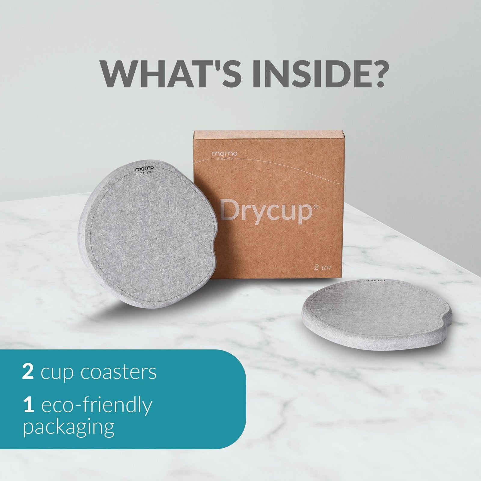 Stone Coasters | Drycup - Momo Lifestyle -<span style="background-color:rgb(246,247,248);color:rgb(28,30,33);"> Momo Lifestyle </span>