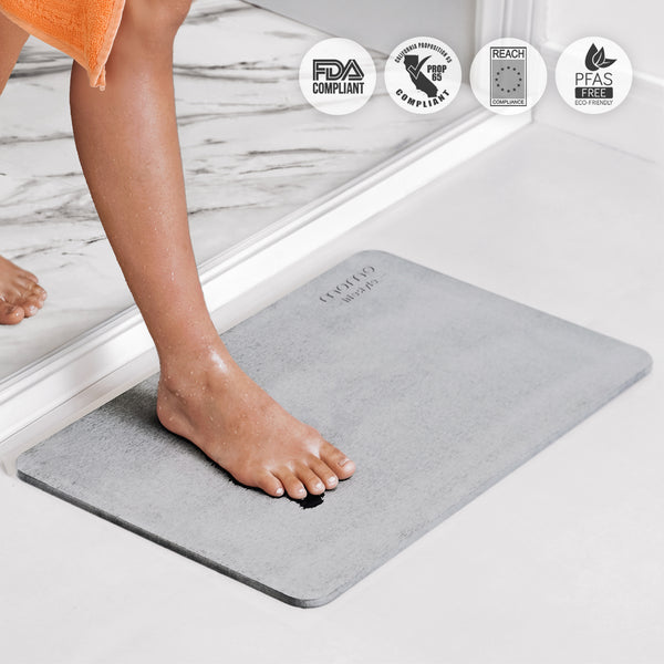 Stone Bath Mat | Drytomita - Momo Lifestyle -<span style="background-color:rgb(246,247,248);color:rgb(28,30,33);"> Momo Lifestyle </span>
